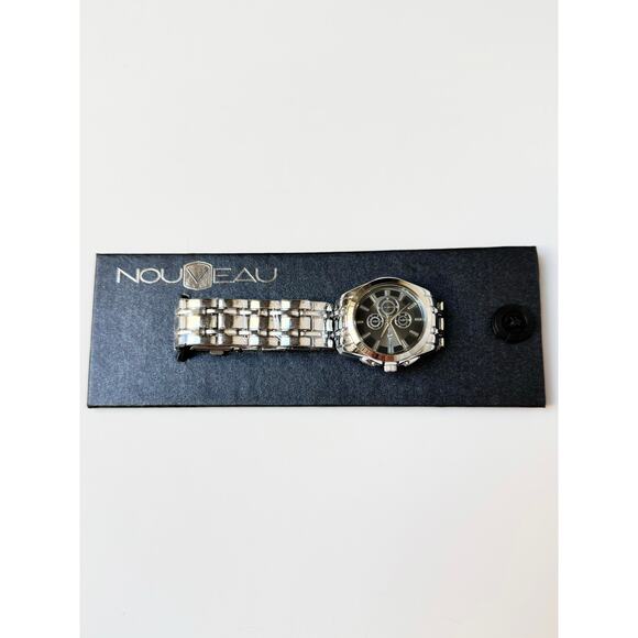 NOUVEAU Accessories - NWT Nouveau Silver Stainless Steel Multi Function Watch